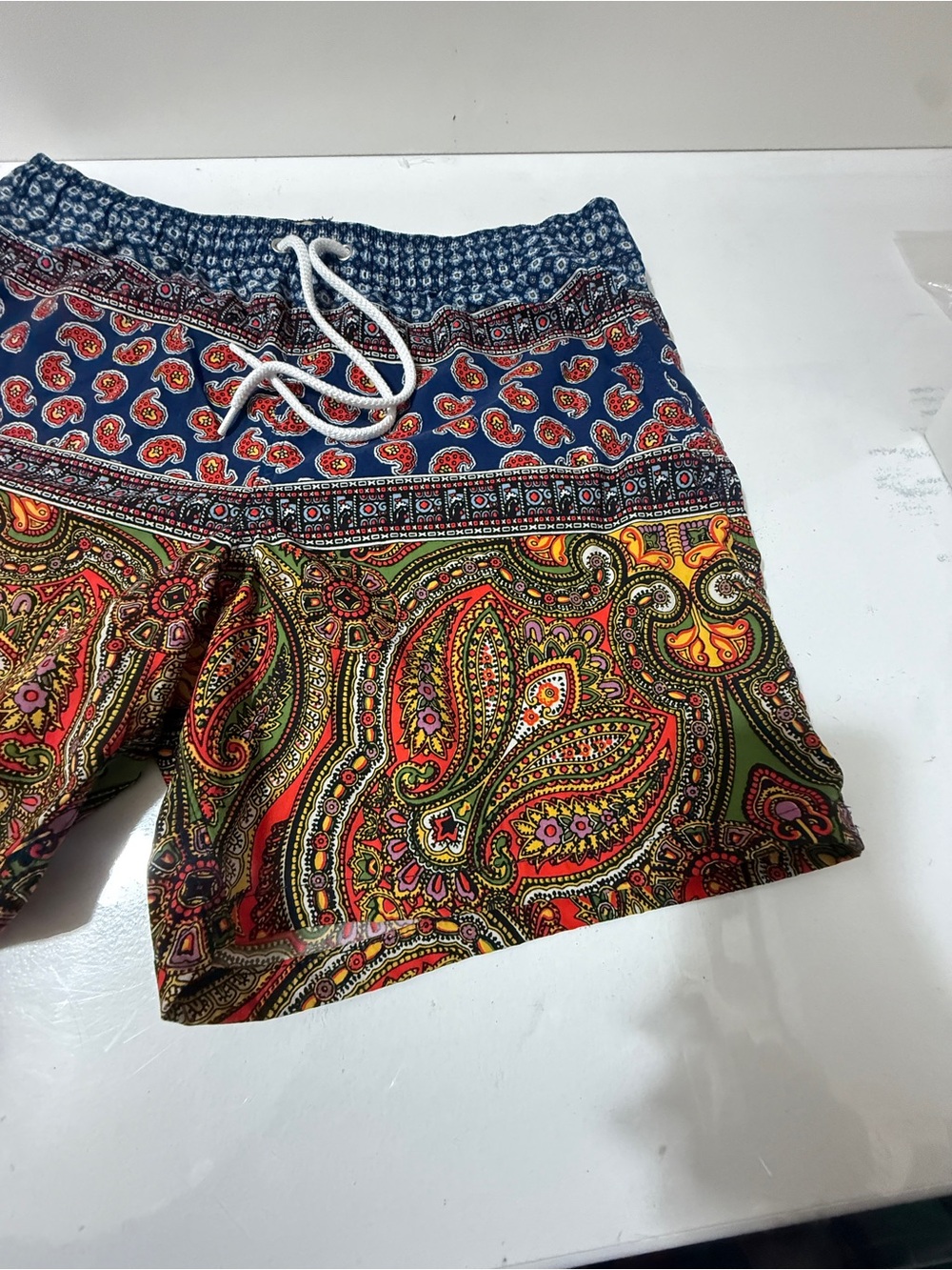 J. crew, beautiful swimming shorts with lots of colors and extra layer - Picture 5 of 15